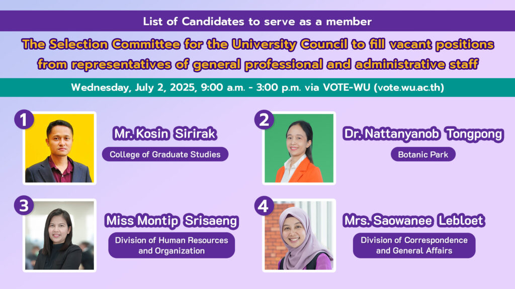 ผู้เข้ารับการเลือกตั้ง สาย ป - 2 ก.ค. 68 Eng