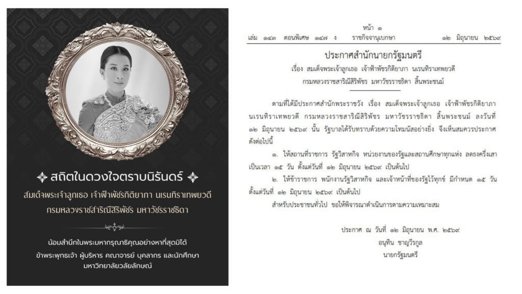 ไว้ทกข์องค์ภาฯ